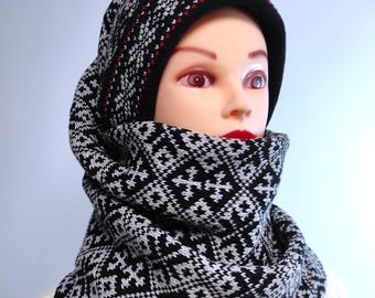 Gorro largo de invierno, regalo cálido para él.