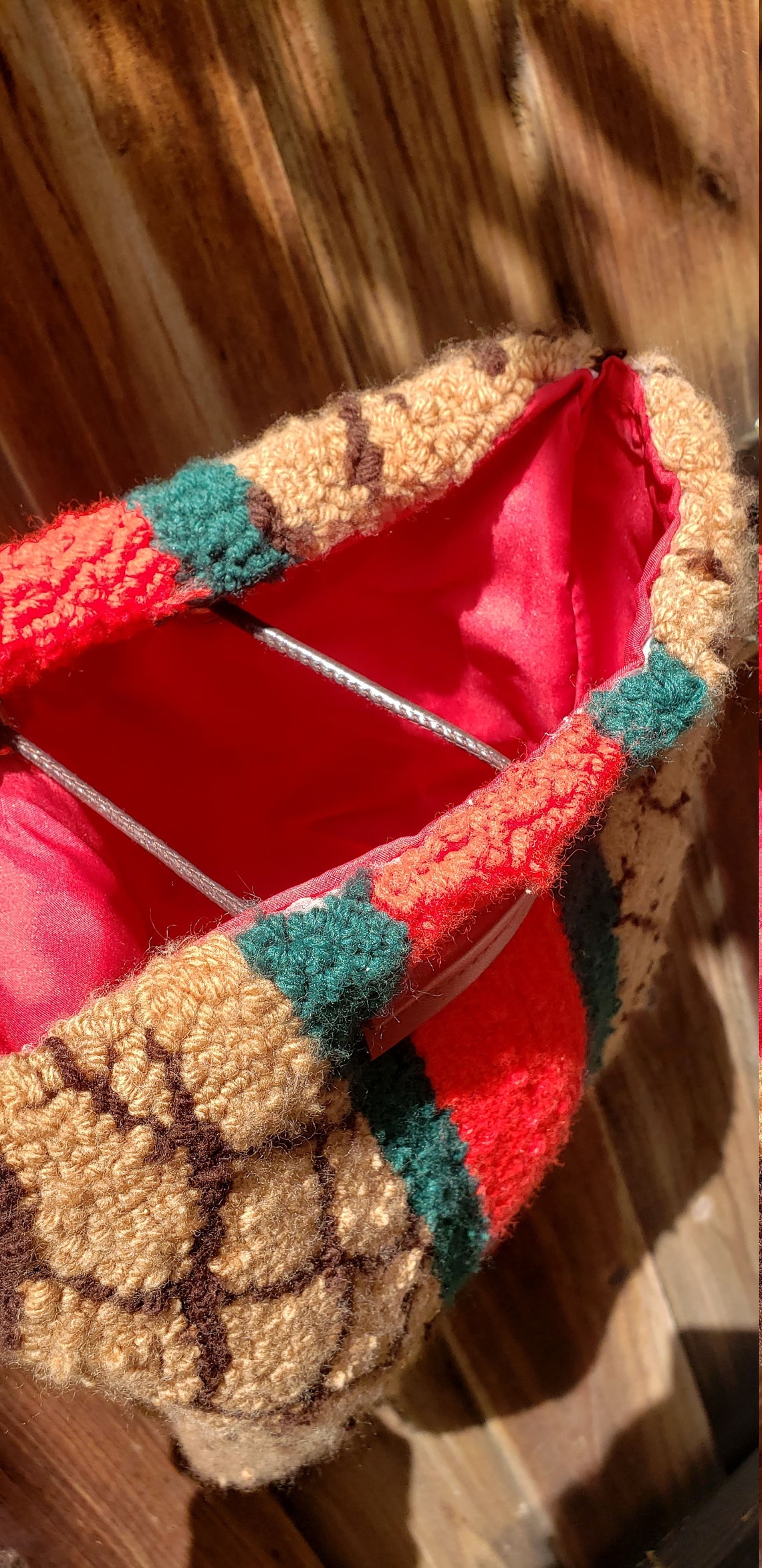 Handmade Tufted Rug Purse Luxe Etsy