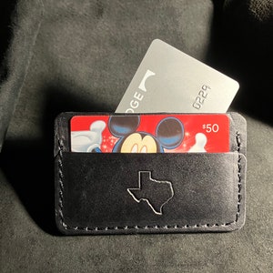 Cartera Slim 3 compartimentos Texas Black