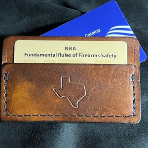Cartera Slim 3 compartimentos Texas Brown
