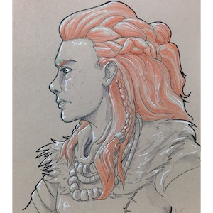 Machine Hunter - Aloy Horizon Zero Dawn Print