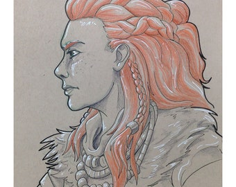 Machine Hunter - Aloy Horizon Zero Dawn Print