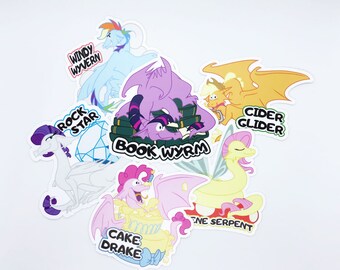 My Little Dragon Stickers Durable Vinyl Decal