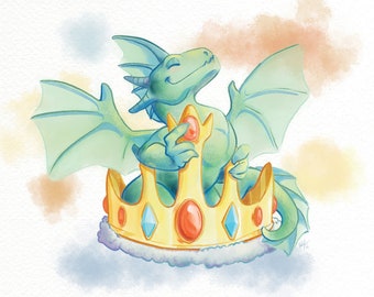 Little Royalty Hatchling Crown 8x10 Print