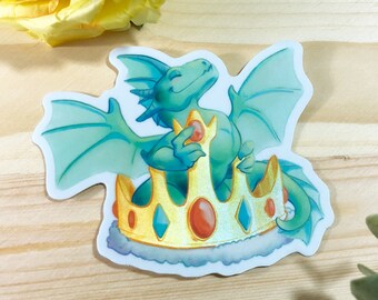 Little Royalty Hatchling Crown Shiny Sticker Decal Durable