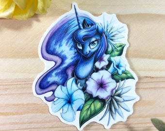 Moonflower Princess - Luna Pony Durable Sticker