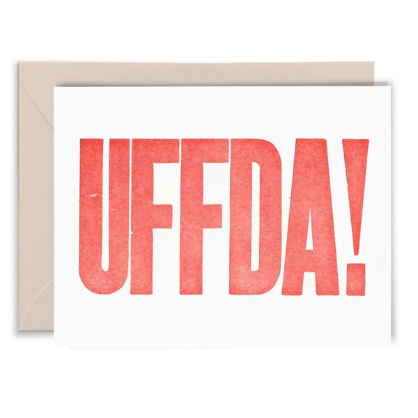 Uffda Cards - set of 6 blank cards
