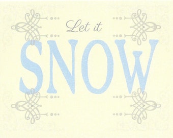 Let it Snow - Set of 6 Cards