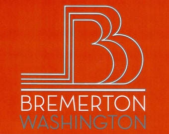 Retro Bremerton postcard