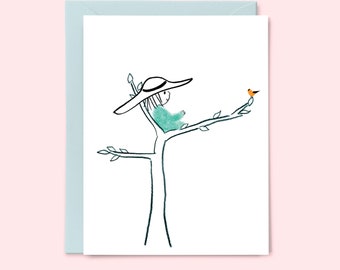 Favorite Tree - set of 6 notecards - Illustration by Toni Yuly