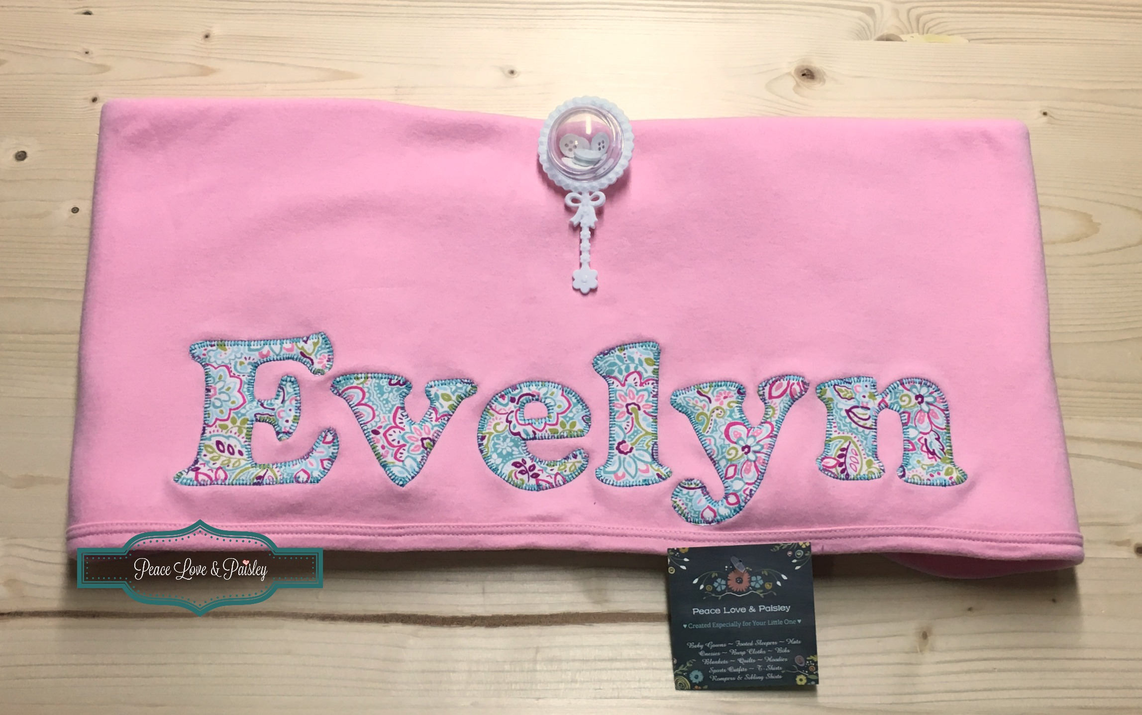 Personalized Baby Blanket Hospital Blanket Pink Baby Etsy