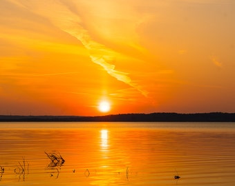 Sunset Over East Grand Traverse Bay View 2 Digital Download