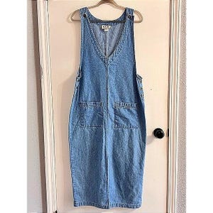 90s Denim Midi Dress - Etsy 90s Denim Midi Dress - Etsy