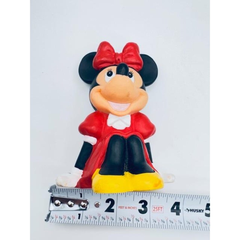 Disney Mickey and Minnie Mouse Figurines Red Blue Yellow Collectible Set image 10