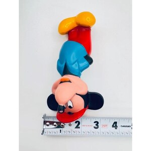 Disney Mickey and Minnie Mouse Figurines Red Blue Yellow Collectible Set image 9