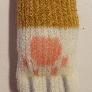 Kitty Paw Knitted Catnip Toy