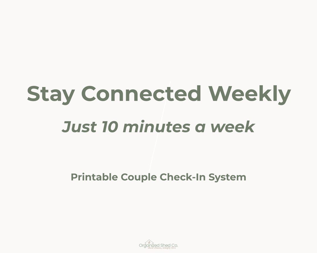 Couples Weekly Check-in Bundle | Relationship Communication + Date ...