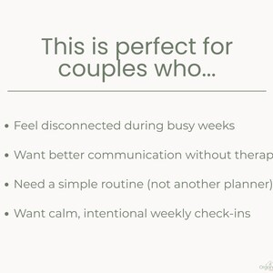 Couples Weekly Reset Bundle | Relationship Check-In + Home Reset | Printable PDF | 2026 Weekly Routine image 3