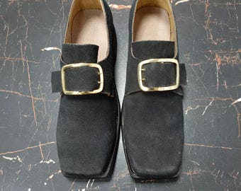 Handmade Leather Napoleon Buckle Shoes | Historical Reenactment Footwear