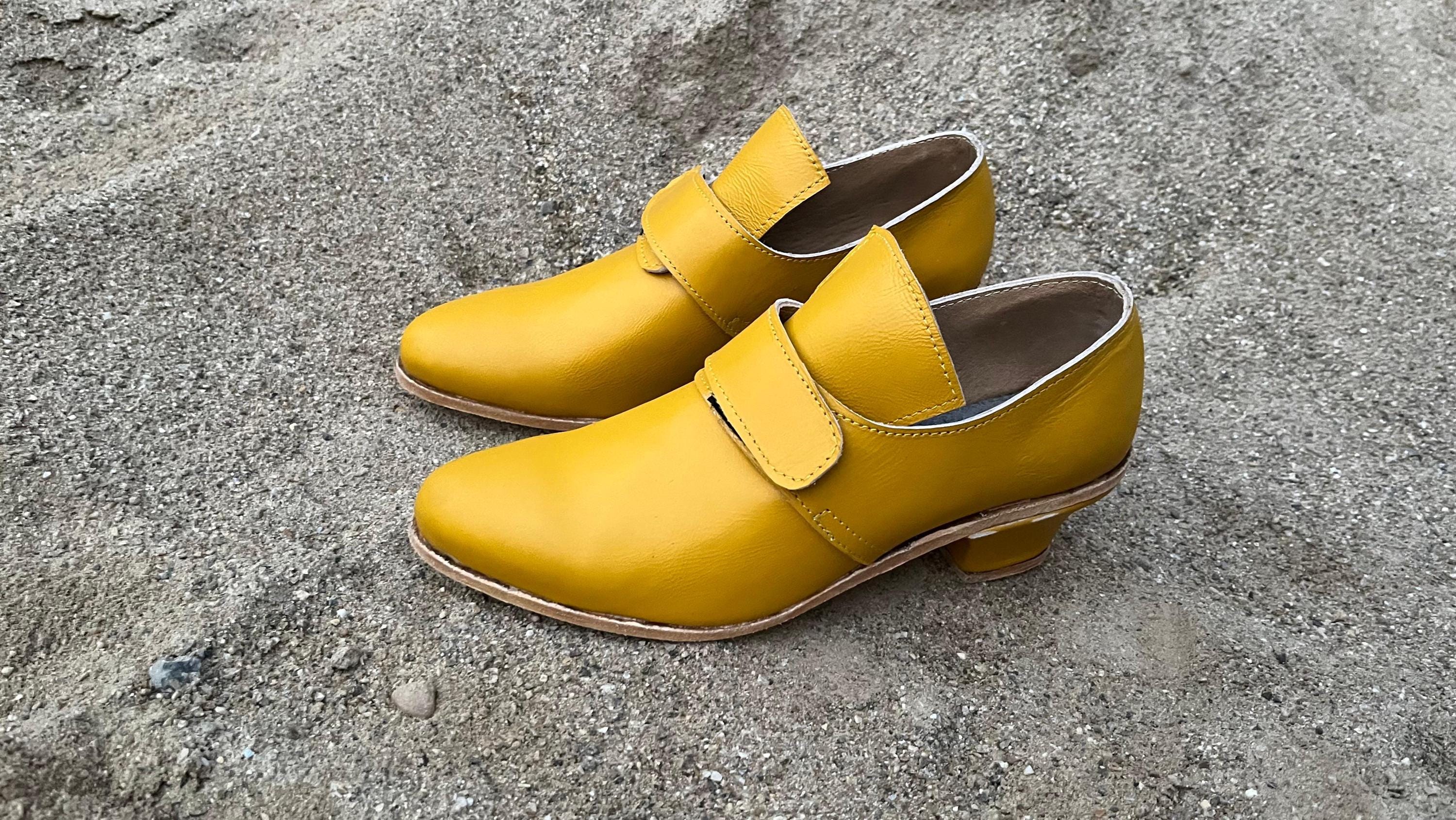 Traditional Ruler Shoes Handmade Colonial Leather Shoes: 18th Century Historical Footwear for ...