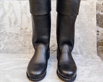 Handmade Leather Riding Boots | Colonial Reenactment Footwear
