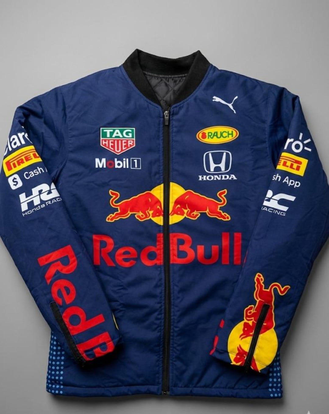 Red Bull Racing Bomber Jacket | Motorsport Team Inspired Outerwear ...