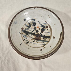 Oldrich Asenbryl hand painted studio pottery bowl