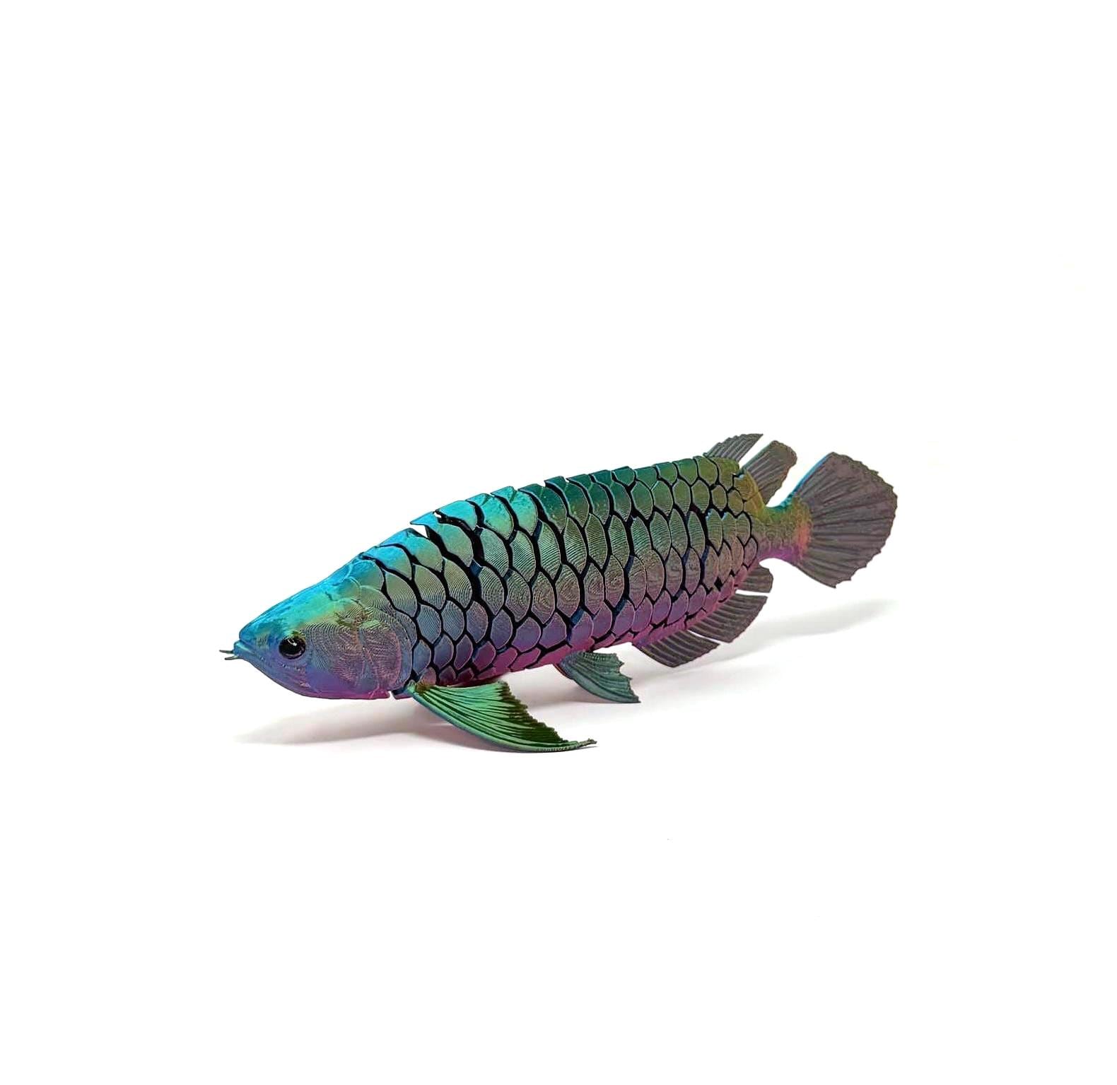 Arowana 3d Print Flexi Fish - Etsy
