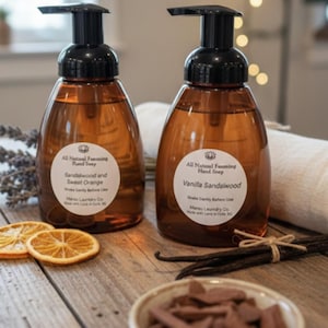 Foaming Hand Soap – Silky Lather, Leaves Hands feeling Soft-Essential Oil Scented- Refillable