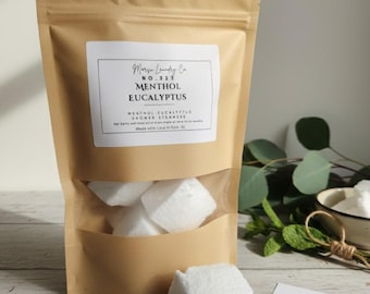 Douchestomers-menthol eucalyptus-sinus- en allergieverlichting-aromatherapie douchestomer-12 stuks