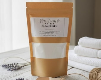 Laundry Soap Powder, All Natural, Essential Oil Scented, Sensitive Skin, Baby Safe, 14oz