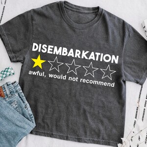 Disembarkation Awful Would Not Recommend PNG SVG, Funny Disembarkation Shirt Png, Vacation Humor Shirt Png, Digital Download for Travelers