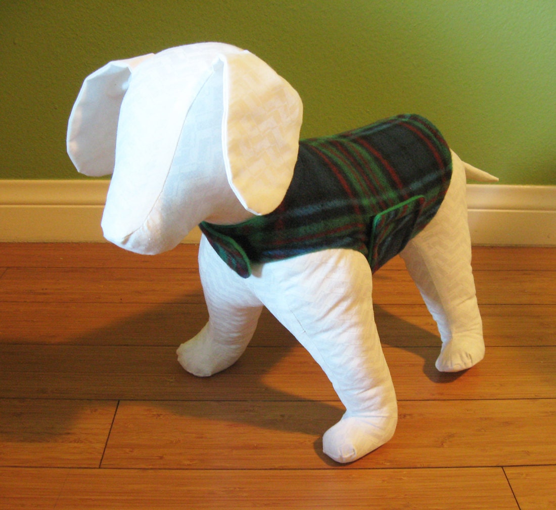 Extra Small Dog Coat Dog Jacket Green Cranberry Red Etsy