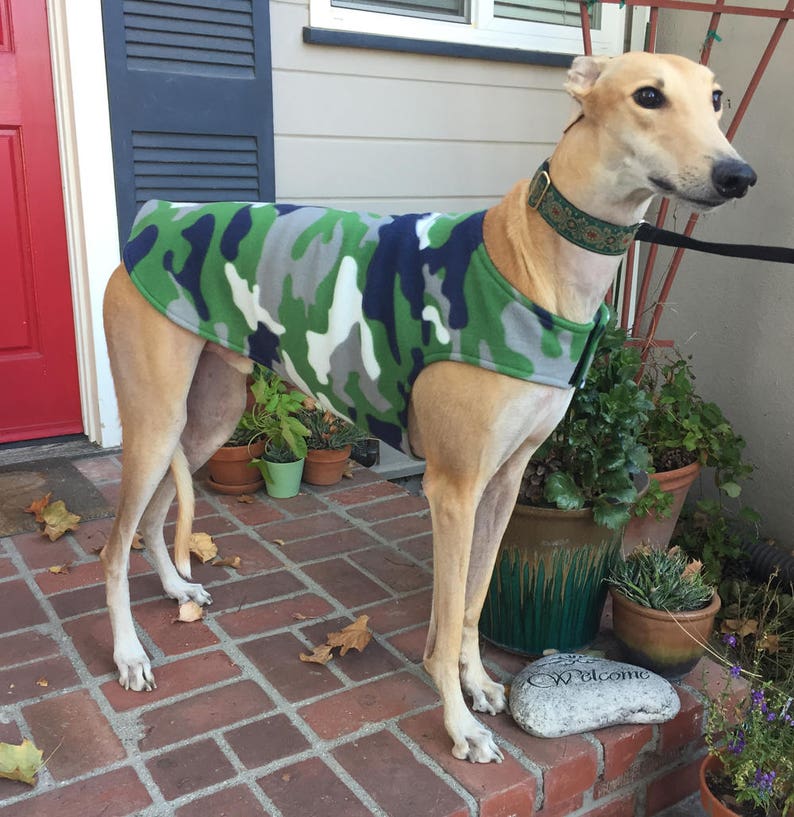Custom Fleece Greyhound Coat Bespoke Dog Coat Extra Large Etsy UK