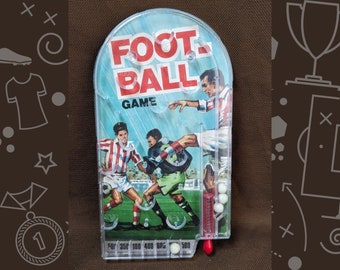 Vintage Tabletop Foot-Ball Football Soccer Pinball Game made in Hong Kong