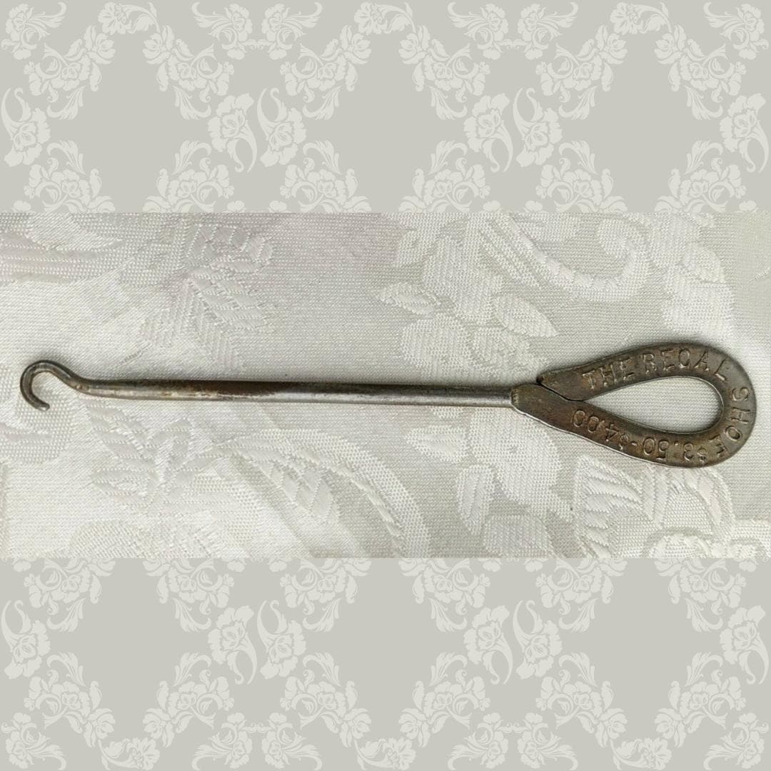 Vintage Advertising Metal Shoe Button Hook - The Regal Shoe - boot
