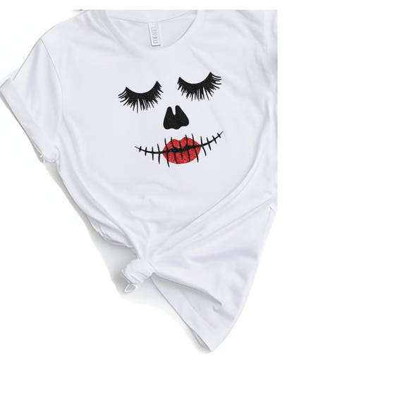 Womens Lash Shirt & Lips Kiss Bling Bling Tee Face Design Shirt Womens Lash Shirt & Lips Kiss Bling Bling Tee Face Design Shirt