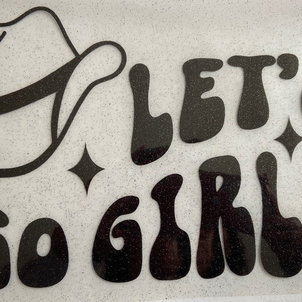 Western Pink Iron on Transfer Etsy