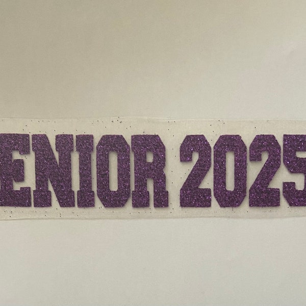 Senior 2025 Iron on Patches Etsy