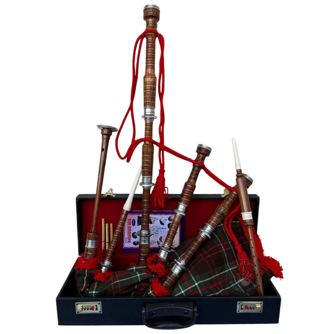 Bagpipe Reeds Set Mcdermott Clan Bagpipe - Highland Set With Chanter, Reeds & Case - 70 ...