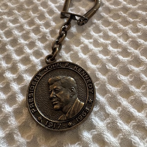 Vintage Jfk Keychain - Etsy