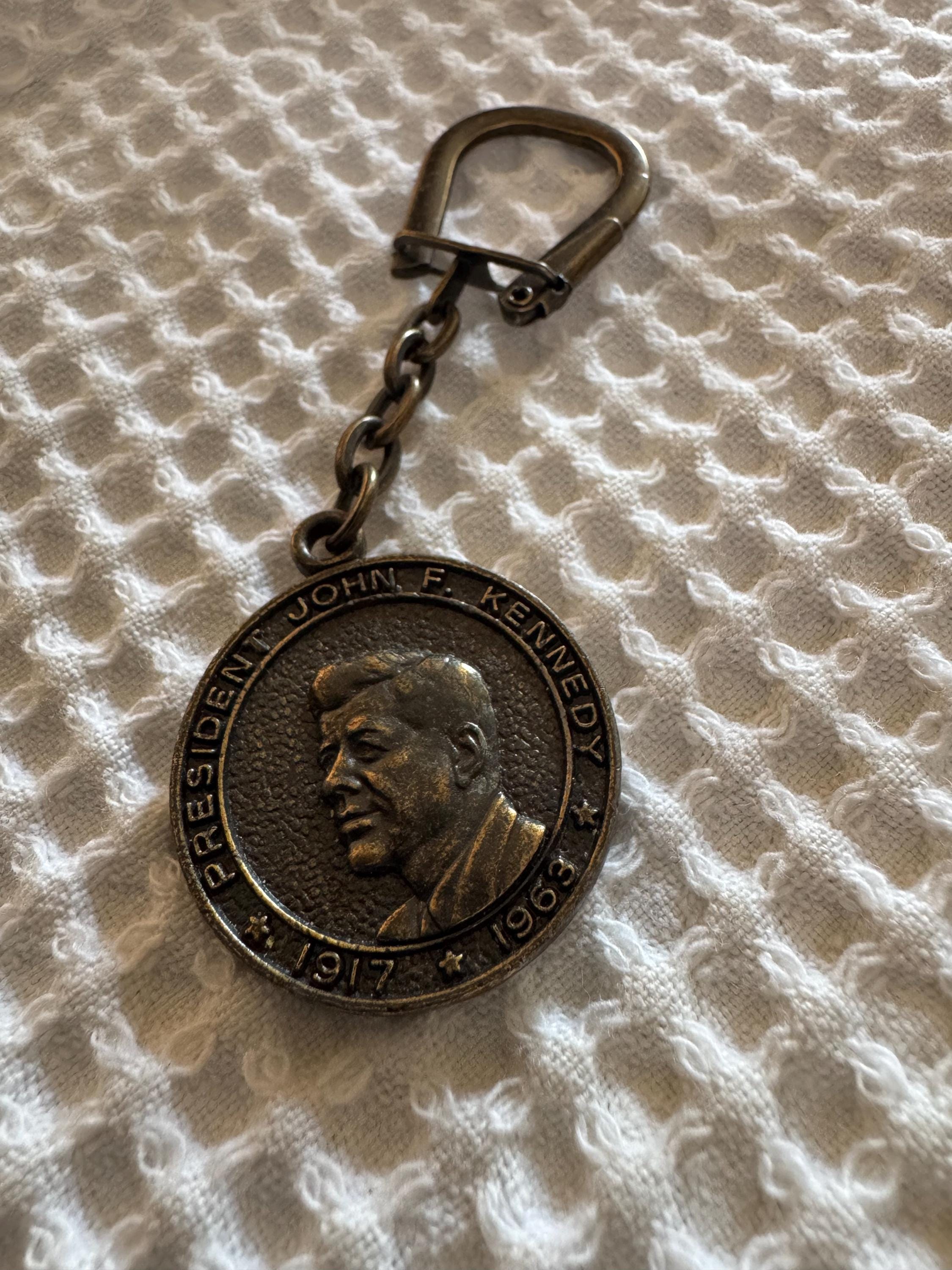 Vintage Jfk Keychain - Etsy