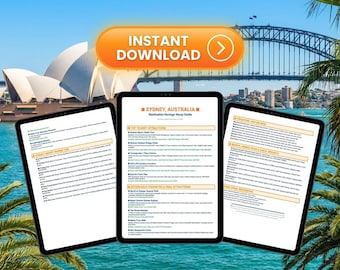 Sydney Travel Guide PDF | Budget-Friendly Sydney Vacay Planner with Attractions, Free Things & Money-Saving Tips