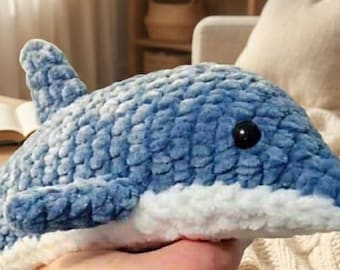 Dylan Dolphin Crochet Pattern | Amigurumi Plush Toy Tutorial (PDF Download)