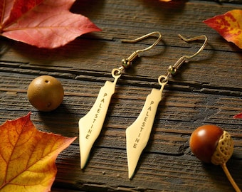 Palestine Map Earrings Gold - Palestinian Flag Jewelry - Free Palestine Support Earrings - Arabic Name Jewelry Gift