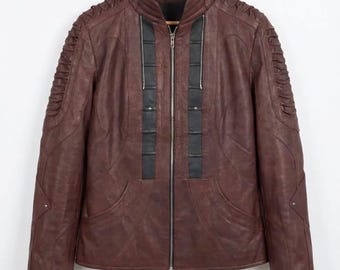 Paradise Jacket Handmade Women’s Maroon Picard Inspired Jacket | TV & Movie Celebrity Style