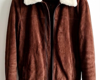 Paradise Jacket Custom Handmade Men’s Choco Brown Suede Jacket