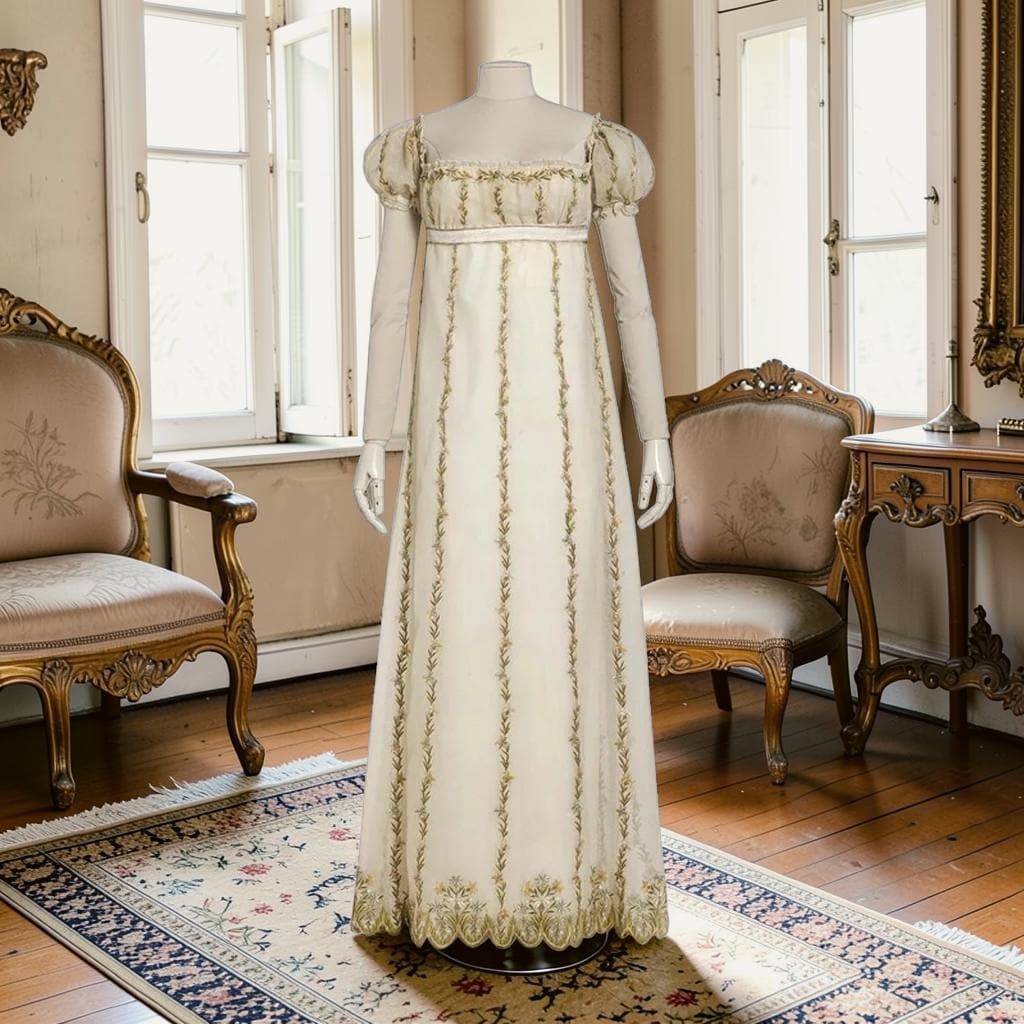 Medieval Dress Embroidered - Etsy