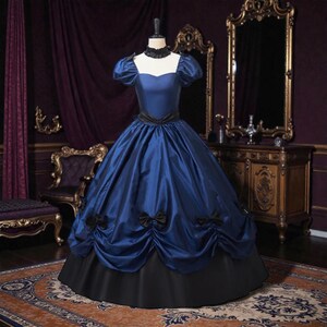 teal blue formal dresses Off Shoulder Layered Navy Blue Lace Long Prom Dress with Split, Off th –  formalgowns main image 1