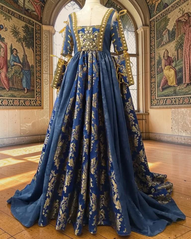 blue and yellow fancy dress Deme By Gabriella SKYE BABY BLUE FITTED BACKLESS MAXI DRESS